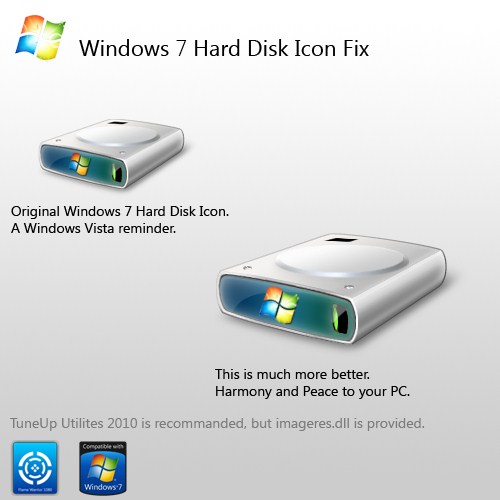 Hard Drive Icon Windows 7