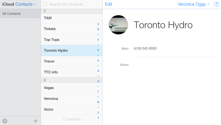 iCloud Contacts Icon iCloud Contacts Icon