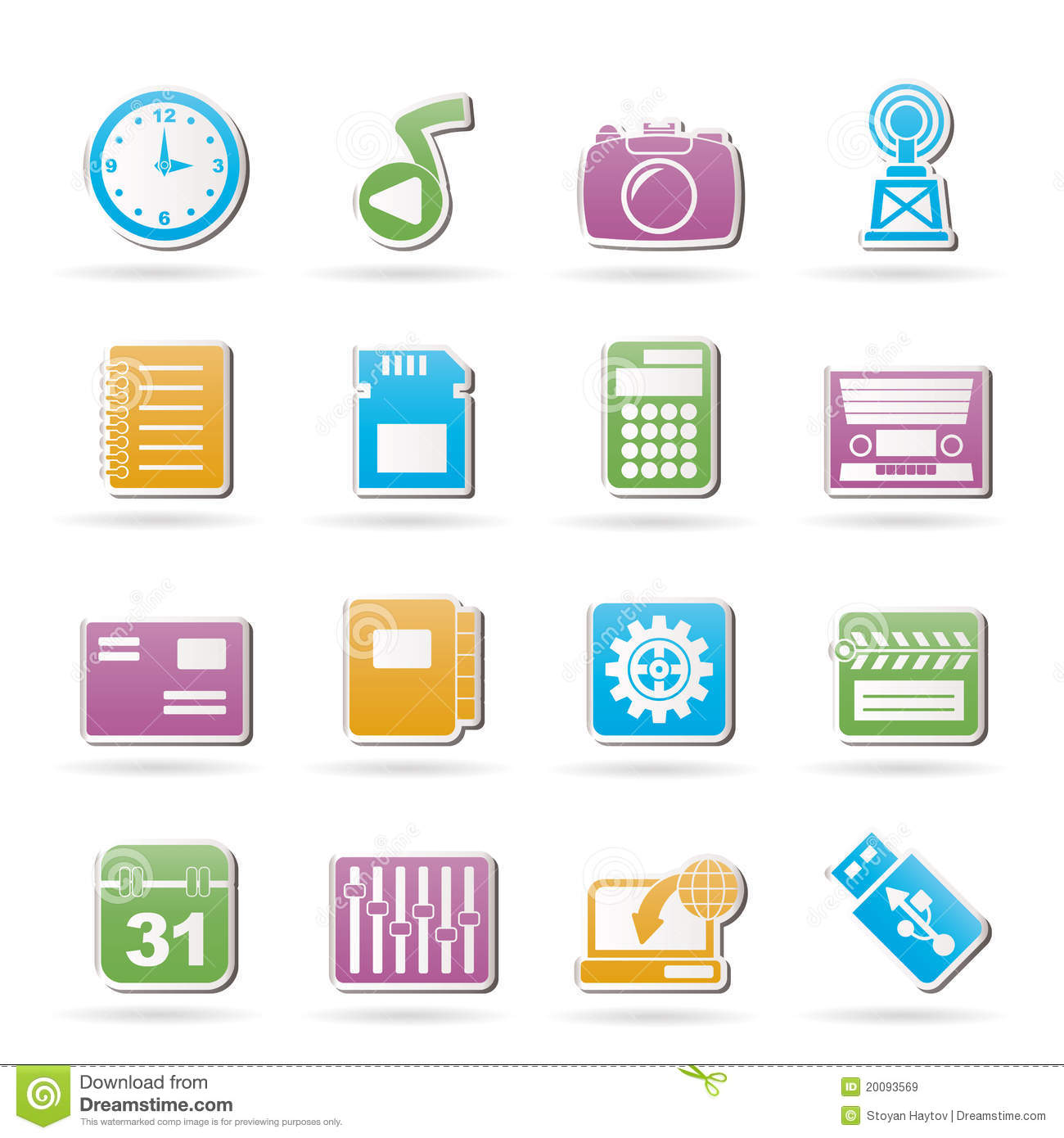 Internet and Phone Icons Free