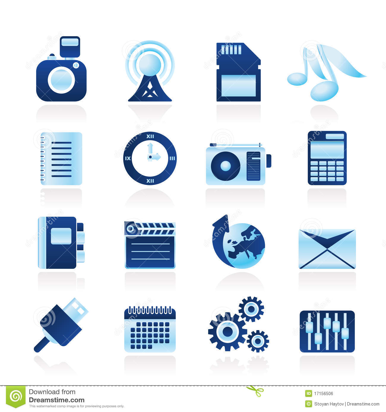 Internet and Phone Icons Free