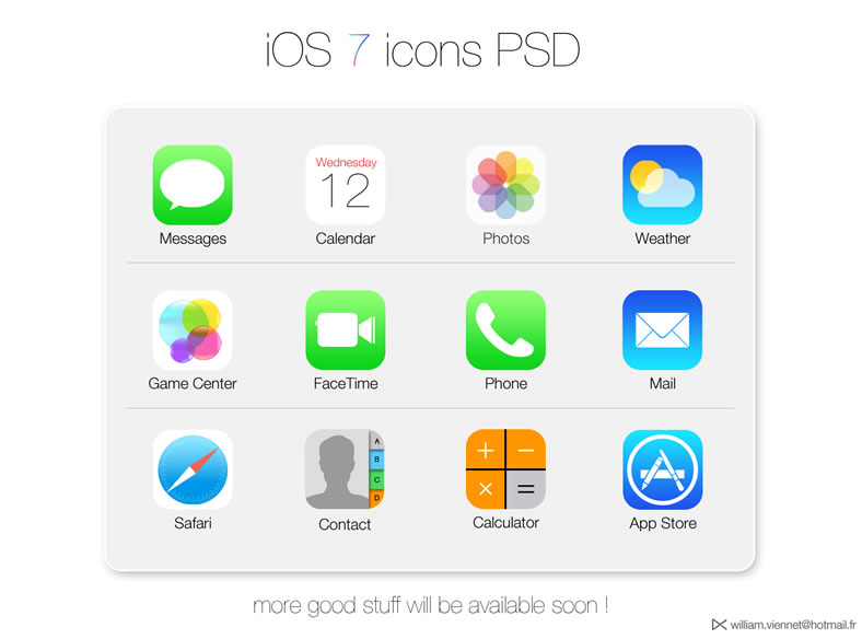 iOS 7 App Icon Vector iOS 7 App Icon Vector