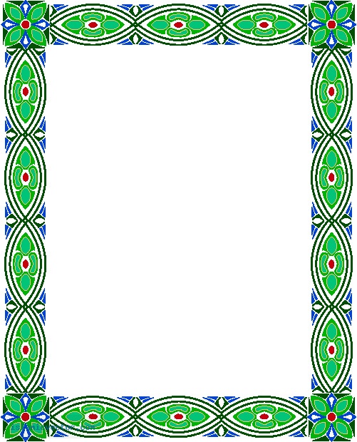 Islamic Border Design