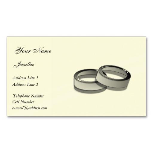 Jewelry Designer Business Cards