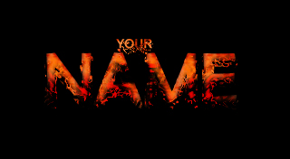 Lava Text Effects Photoshop