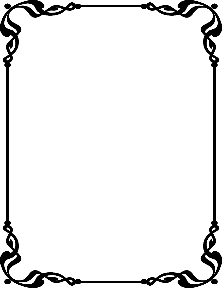 Line Border Designs Clip Art