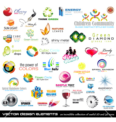 Logo Design Elements Vector