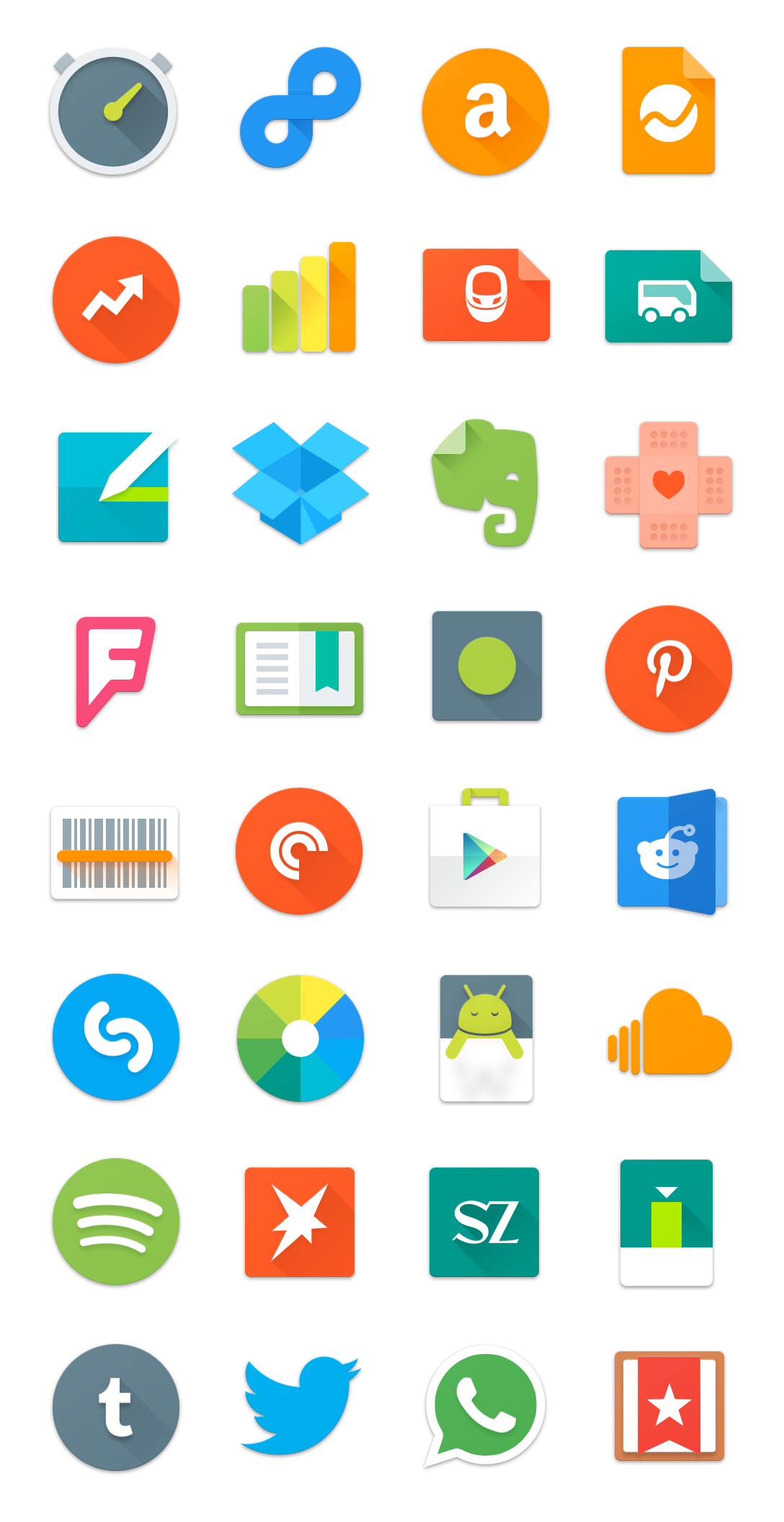 Lollipop Icons Android