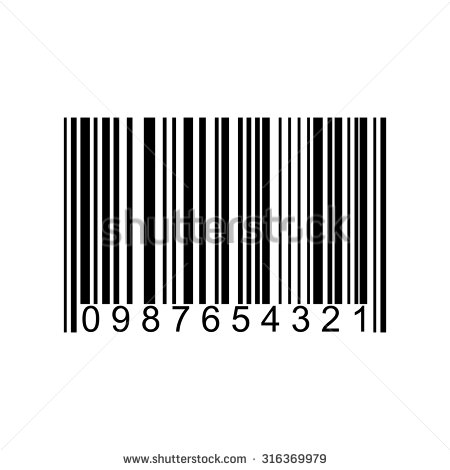 Long Barcode Clip Art