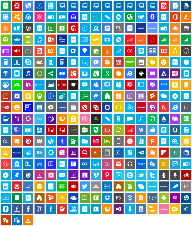 Metro UI Icon Pack