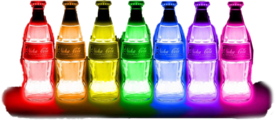 Neon Coke Bottles Neon Coke Bottles