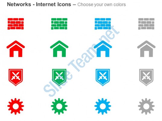 Network Firewall Security Icon Network Firewall Security Icon