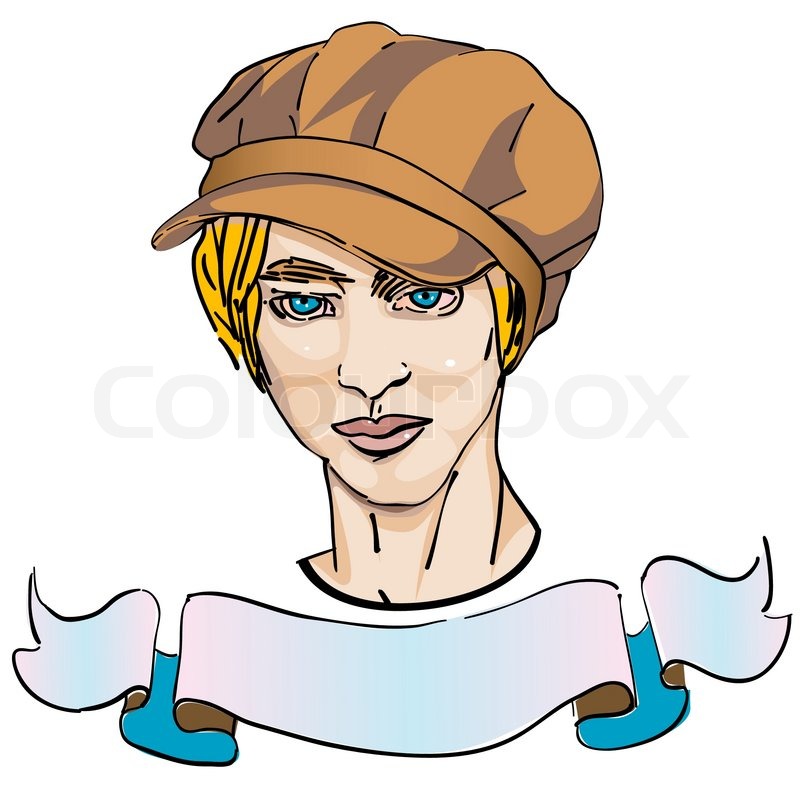 Newsboy Cap Cartoon Clip Art