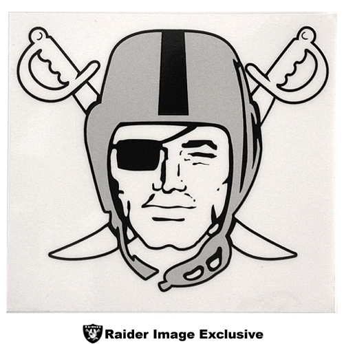 Oakland Raiders Logo Stencil