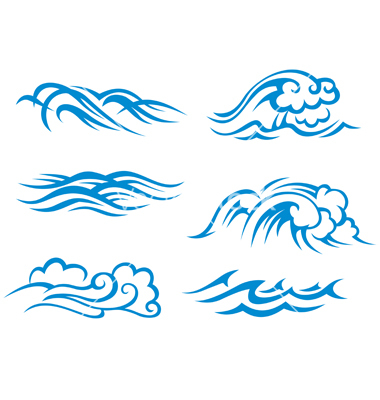 Ocean Wave Vector Ocean Wave Vector