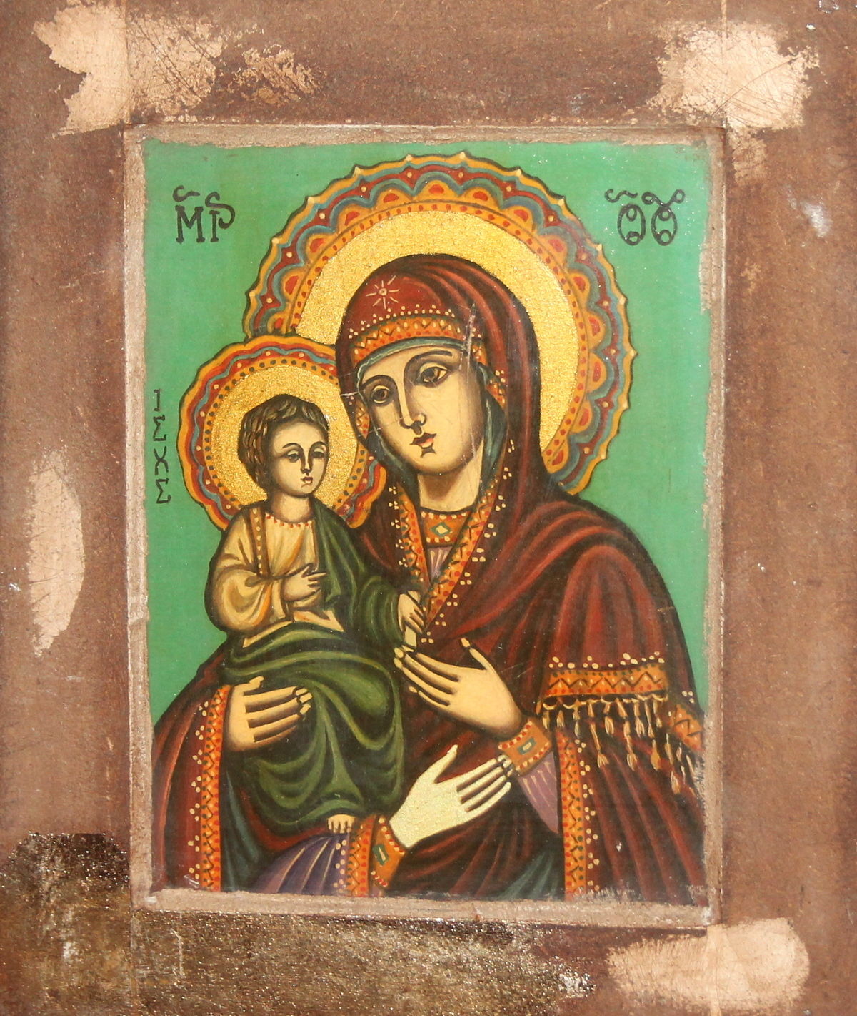 Orthodox Icon of Mary and Christ Child