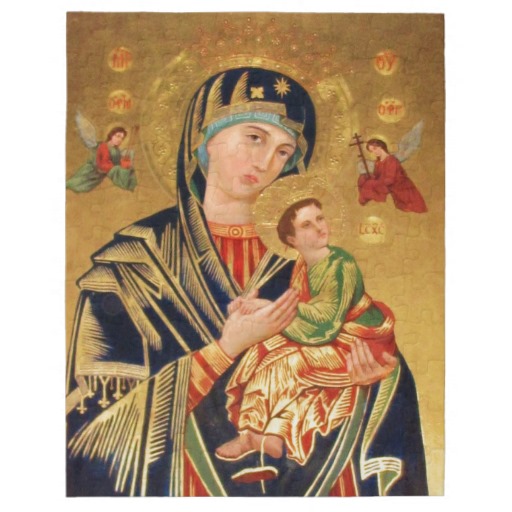 Orthodox Icon Virgin Mary and Jesus