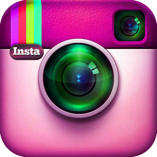 Pink Instagram Logo