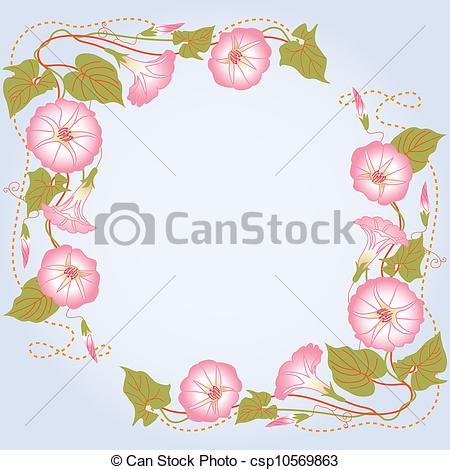 Pink Morning Glory Clip Art