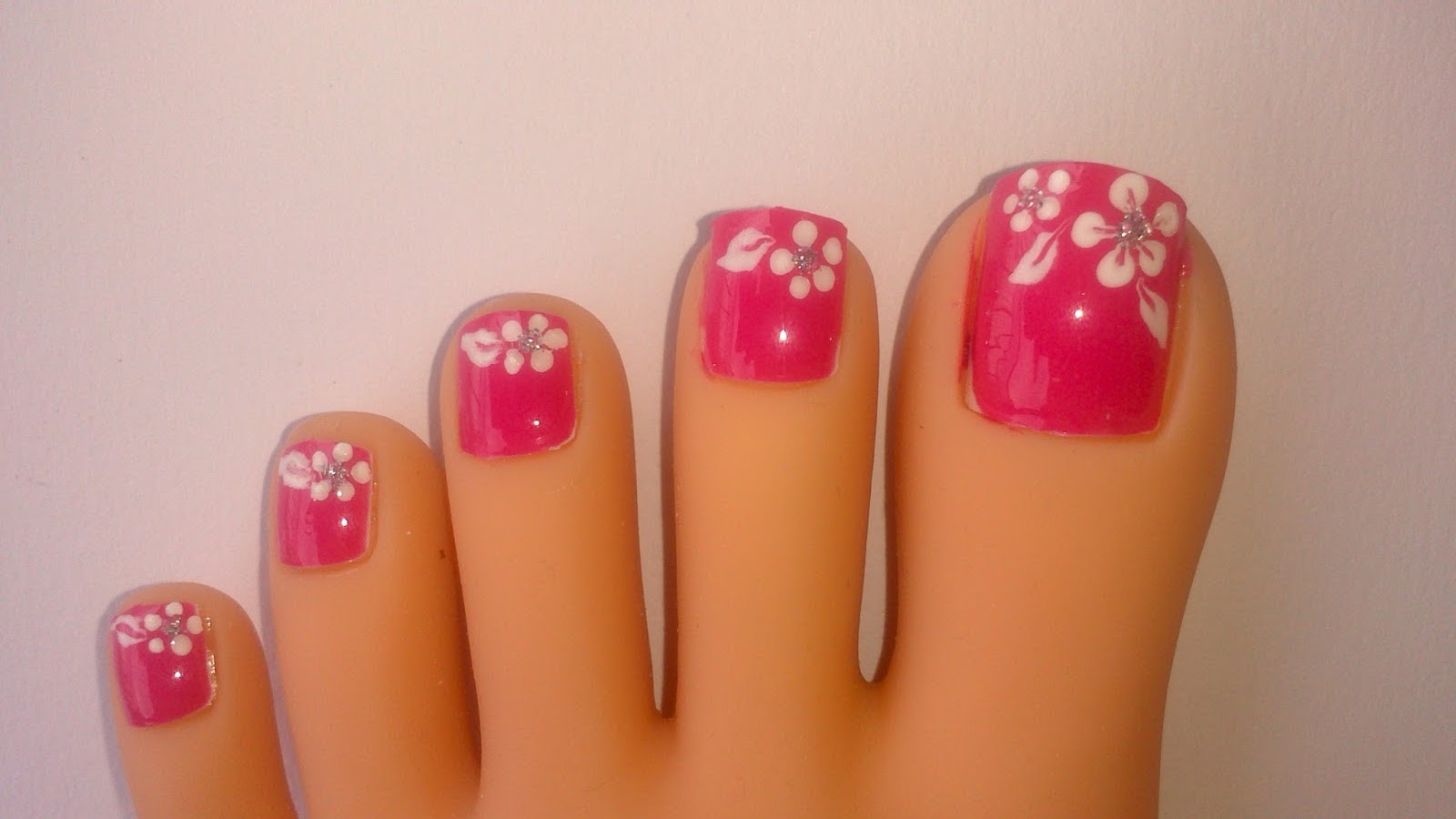 Pink Toe Nail Designs