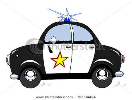 Police Cop Car Cartoon