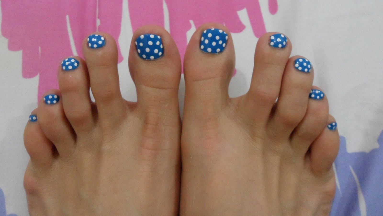 Polka Dot Nail Polish Ideas Pedicure