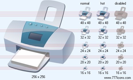 Printer Icon On Toolbar