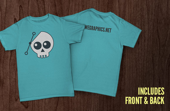 PSD T-Shirt Template Front and Back PSD T-Shirt Template Front and Back
