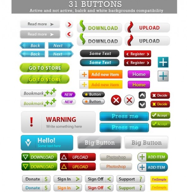 PSD Web Buttons