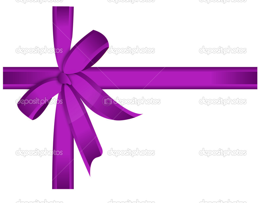 Purple Ribbon with Cross Purple Ribbon with Cross