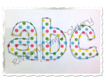 Raggy Applique Font Raggy Applique Font