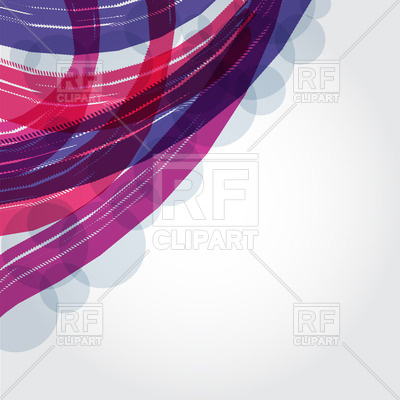 Red Blue Abstract Wave Clip Art