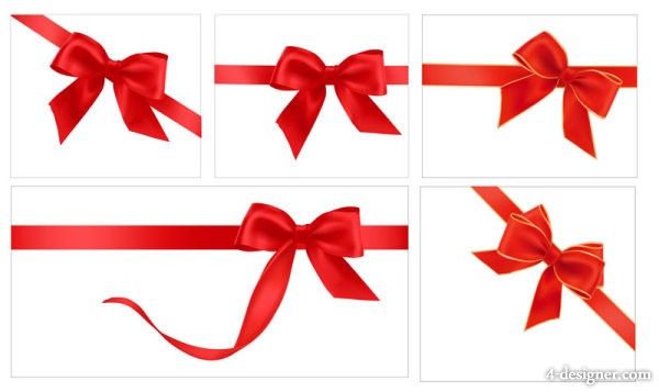 Red Ribbon Vector Free