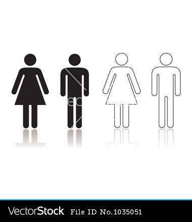 Restroom Clip Art Black and White