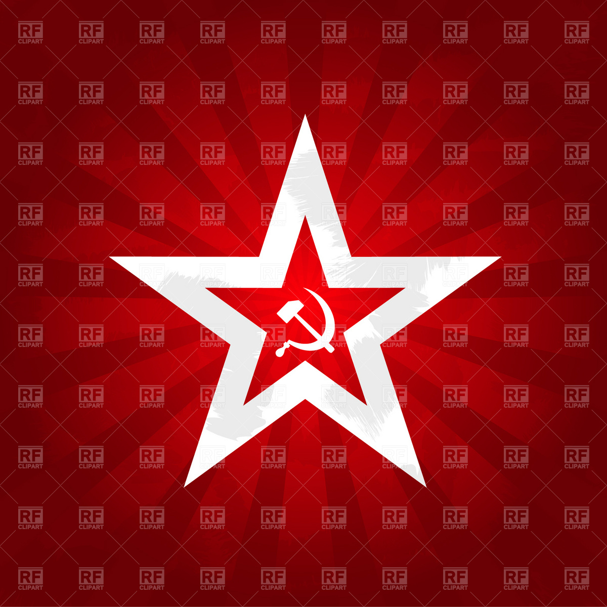 Russian Hammer and Sickle Symbol