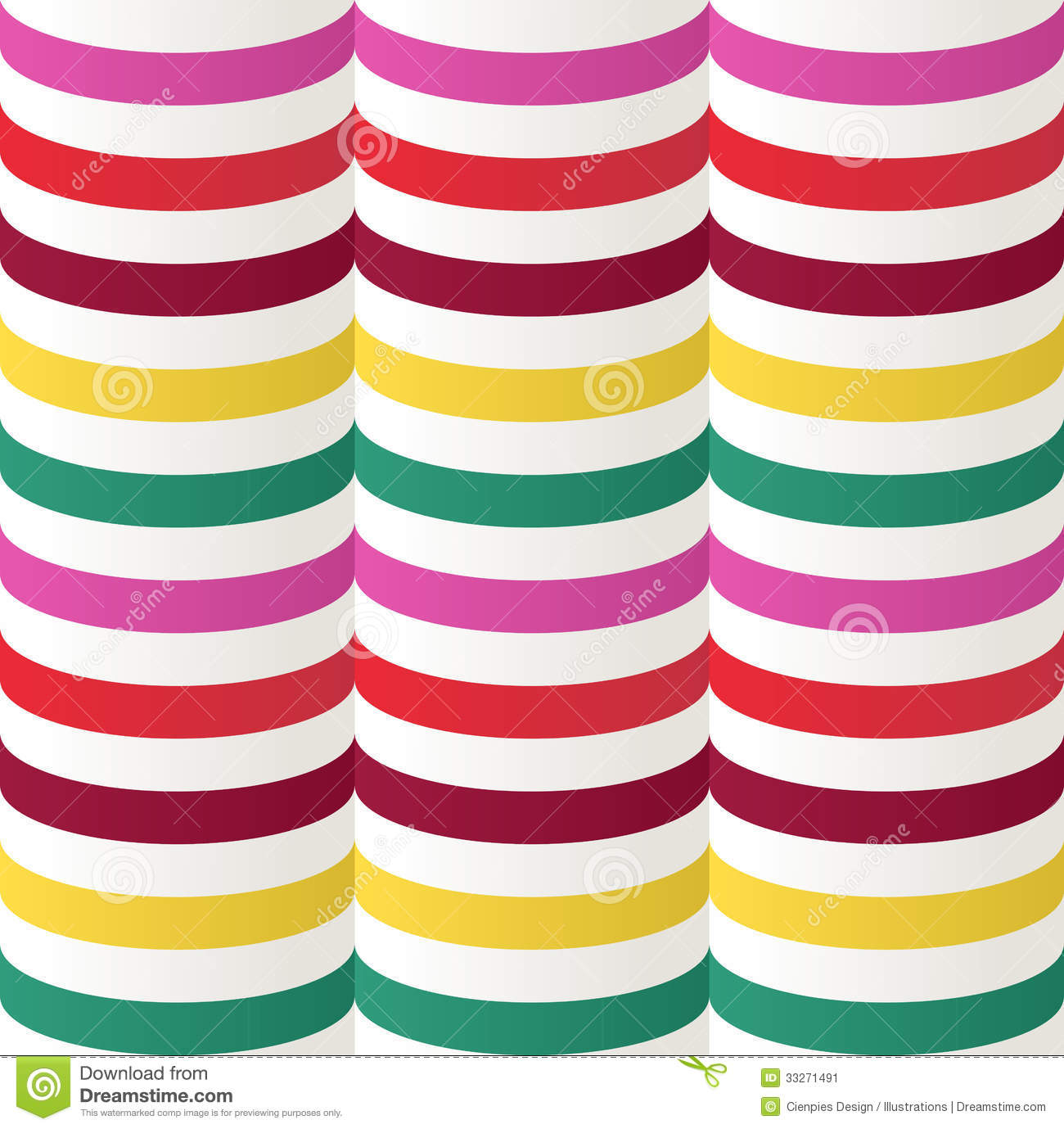 Seamless Wave Pattern Vector