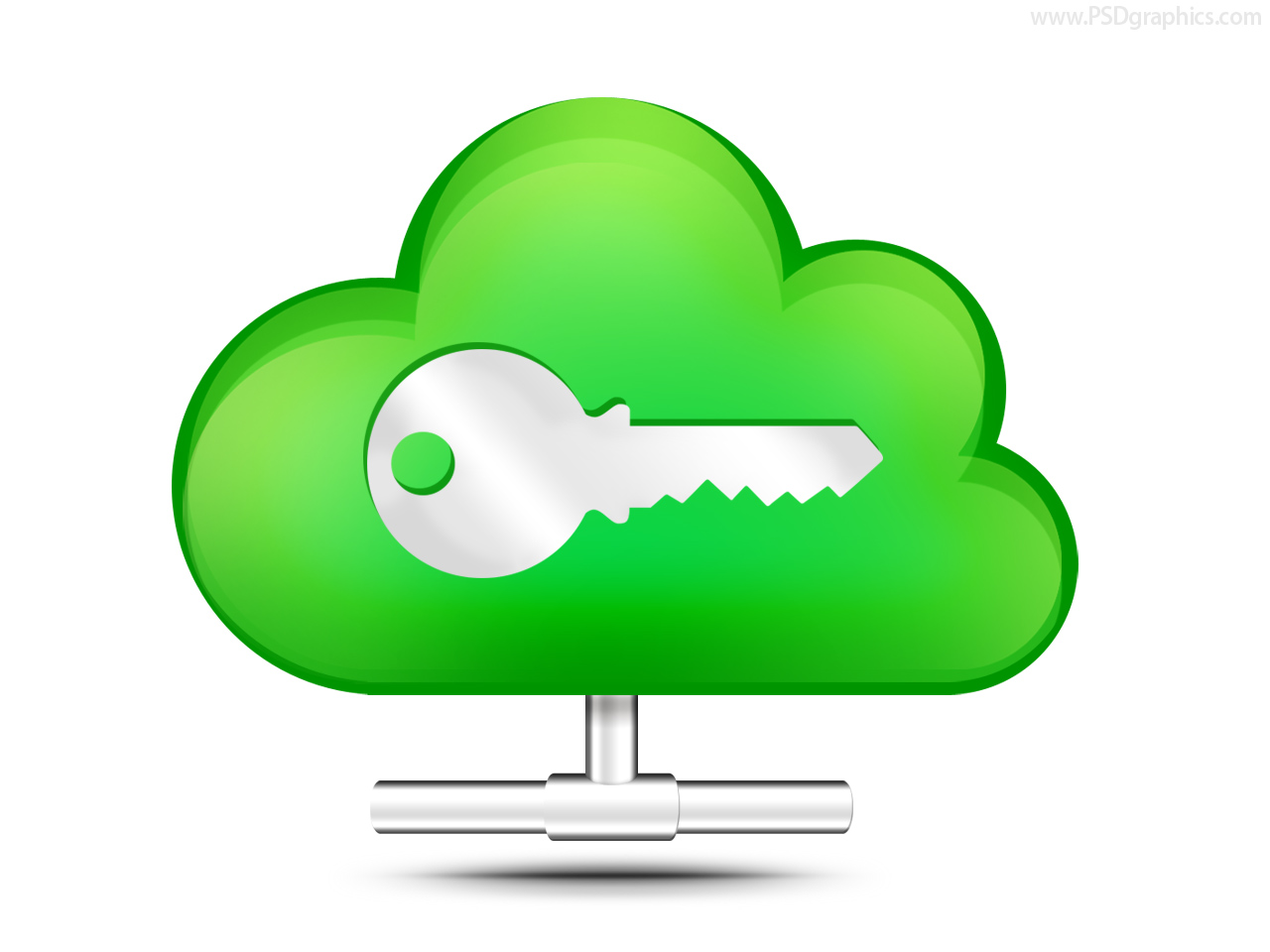 Secure Cloud Storage Icon