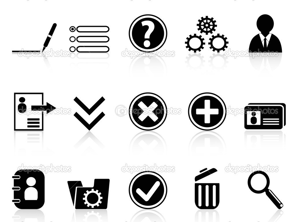 Settings Icon Black