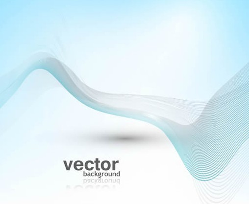 Simple Wave Abstract Vector