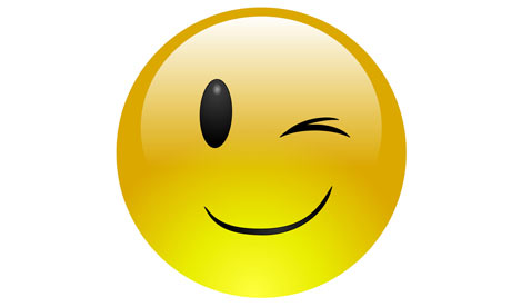 Smiley-Face Emoticon Sarcastic