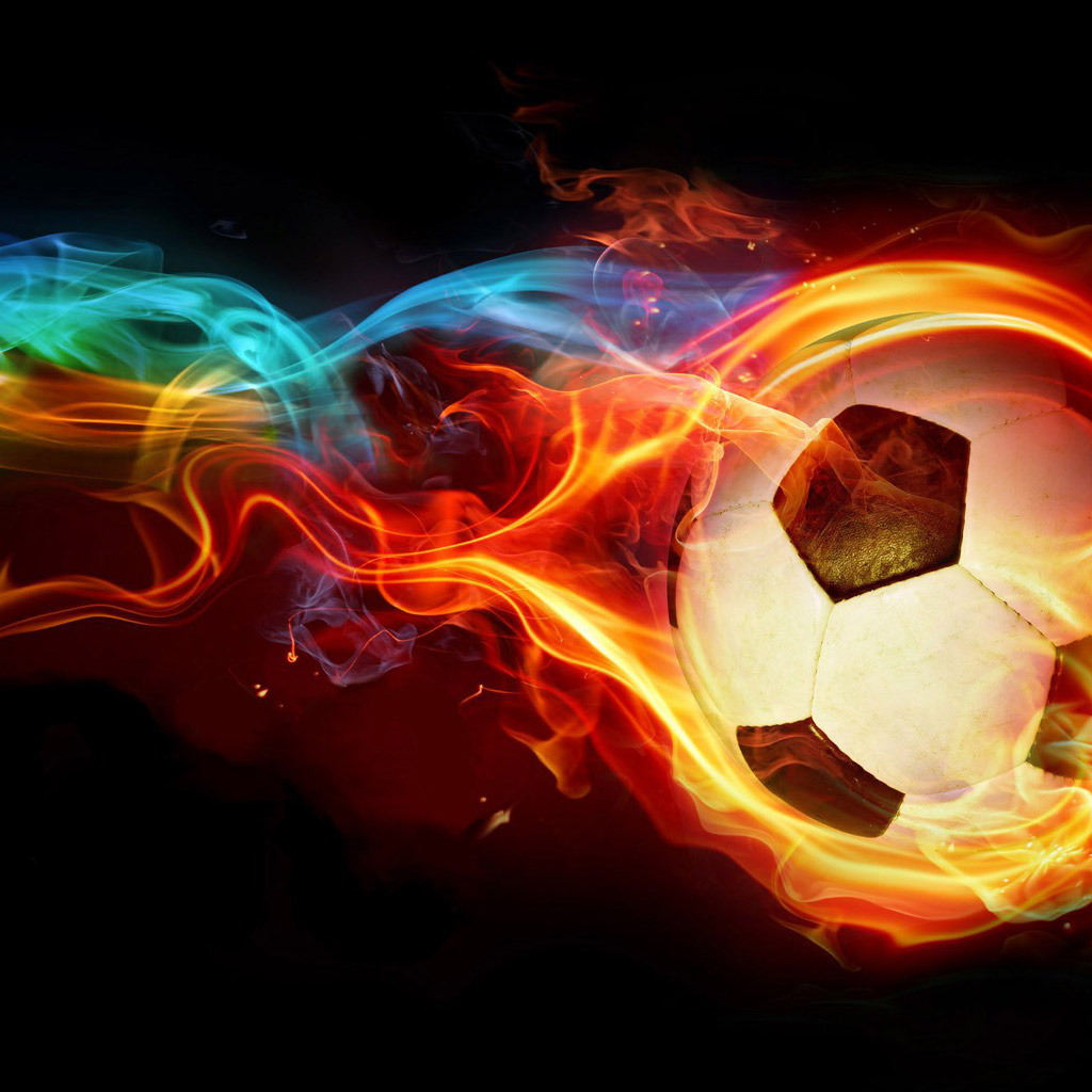 Soccer Ball On Fire