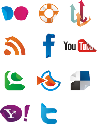 Social Media Icons Sticker