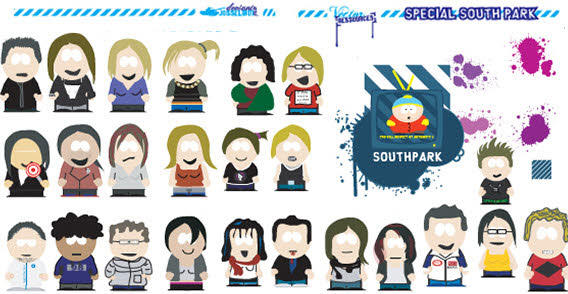 South Park Cartoon People