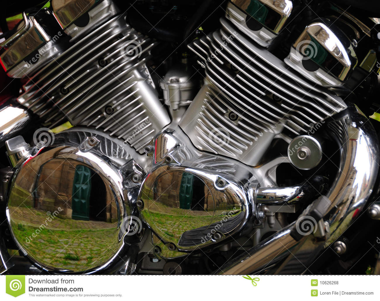 Twin Cylinder Motorcycle Engine