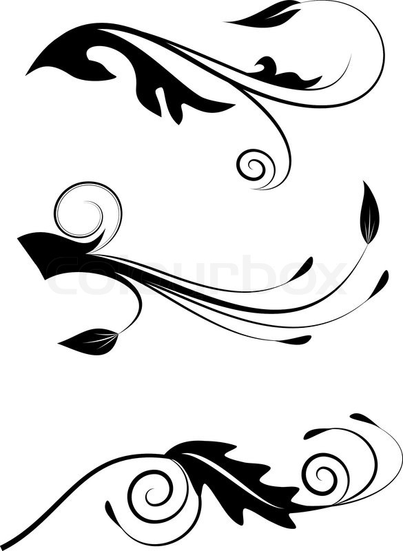 Vector Abstract Swirl Design