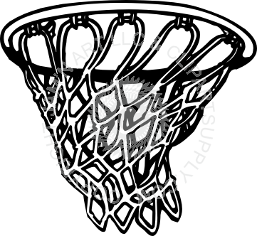 Vector Basketball Net Clip Art