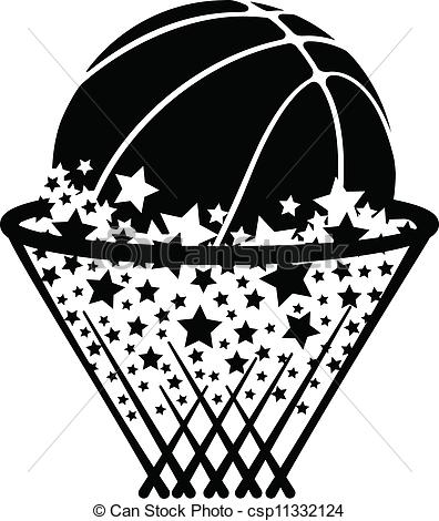 Vector Basketball Net Clip Art