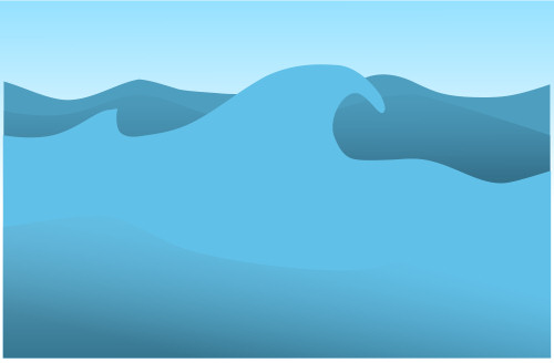 Vector Ocean Wave Shapes