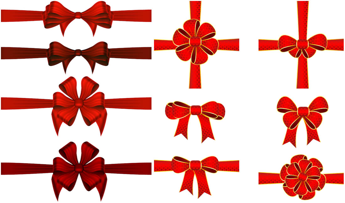 Vector Ribbon Bow Clip Art
