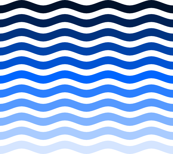 Vector Water Waves Clip Art