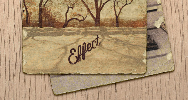 Vintage Picture Frame Effect Photoshop